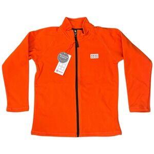LEGO Wear Kids Orange Fleece Zip Up Jacket Kids Size 9 Years 134